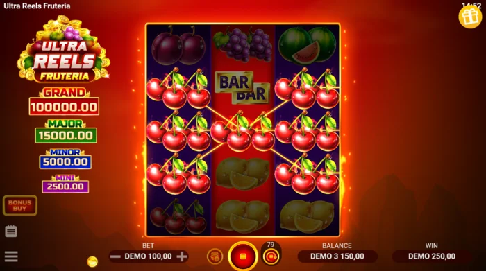 Ultra Reels Fruteria - padajuća kombinacija sa trešnjama